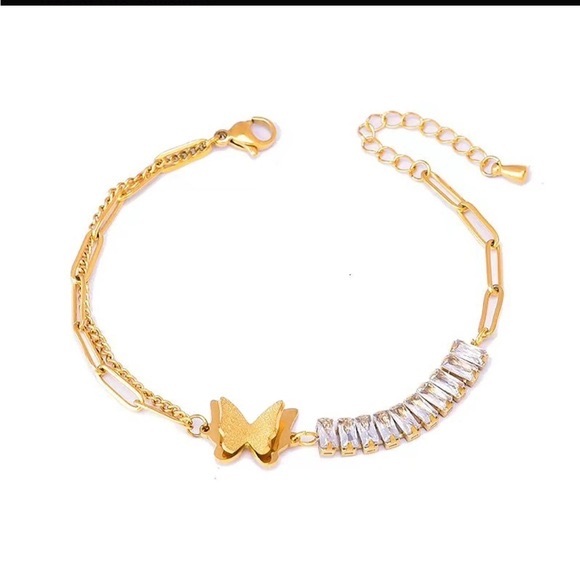 COPY - Double Layer Tennis Chain Bracelet - Picture 2 of 5